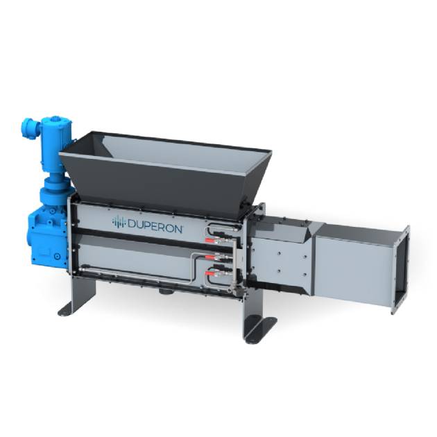 Unidad lavadora compactadora de doble sinfín